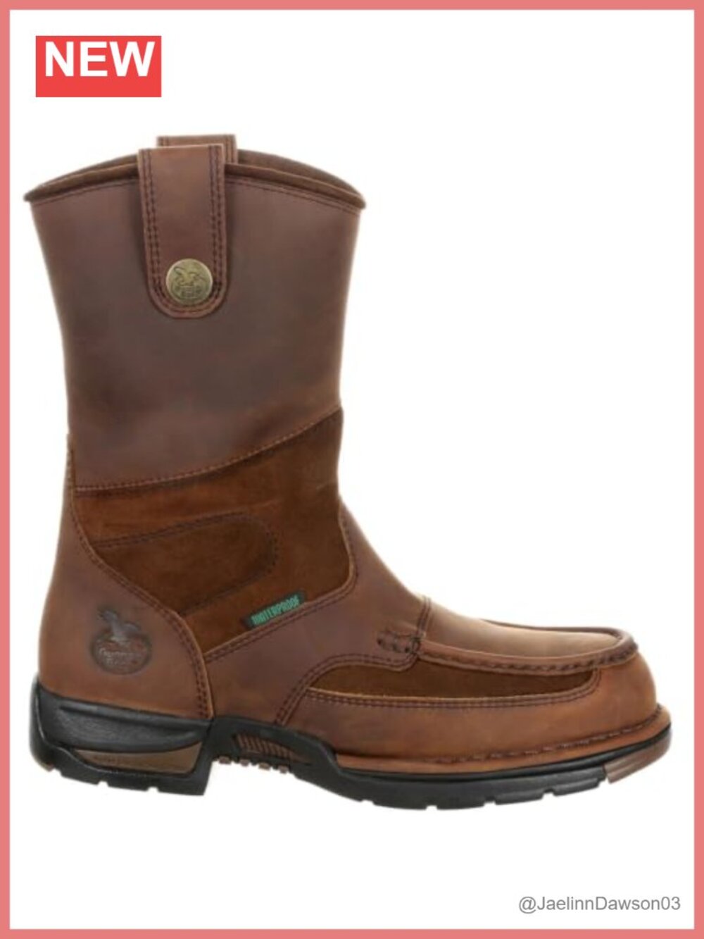 Georgia Boot Women's Waterproof Steel Toe Wellington Boots